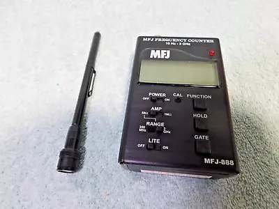 SOME ISSUES - MFJ-888 FREQUENCY COUNTER  10Hz-3 GHz For HAM RADIO / RF FINDING • $49.99