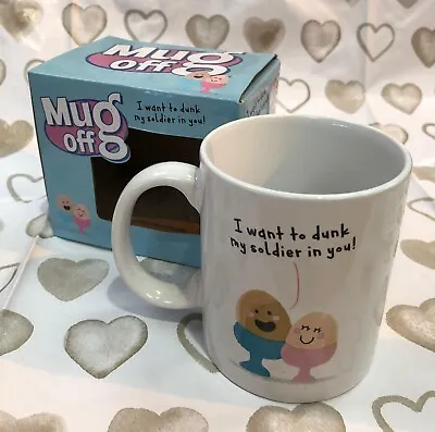 £6.50 • Buy NEW & Boxed Mug Off Valentines Novelty Mug - ‘I Want To Dunk My Soldier In You’