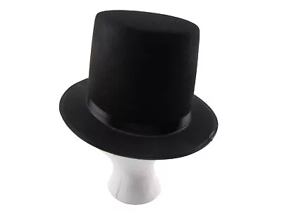 Civil War Era Abe Lincoln Black Top Hat Costume Theatre Prop Steampunk Accessory • $15.35