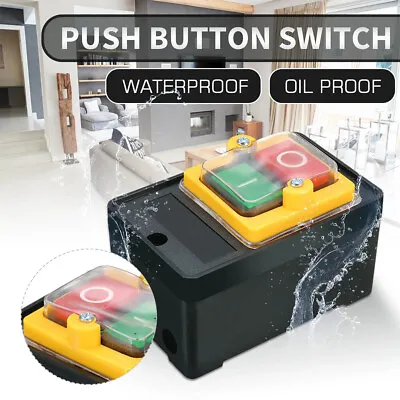 Motor For 10A 380V KAO-5 Drill Switch ON/OFF Water Proof Machine Push Button HOT • £7.27