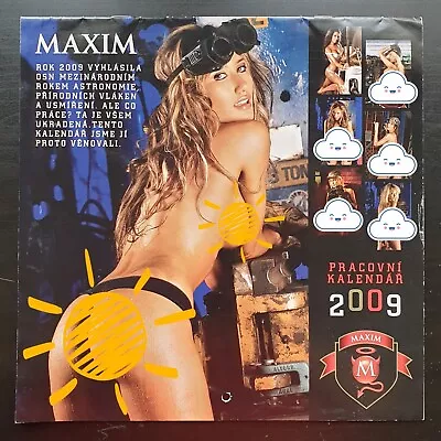Maxim Calendar 2009 Czech Caren Smith Emma Spiteri Sarah Balkhman... • $19.89