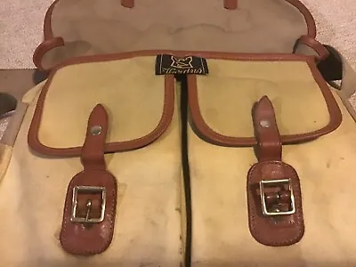 Vintage Hardy “COMPACT “ Classic Fly Fishing Bag With Waterproof Liner • $55.58