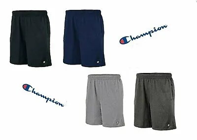Champion Men's Shorts Pockets Authentic Soft Fleece Gym Workout Warm Jersey • $14.90
