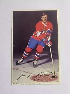 1971-72 Montreal Canadiens Postcard Guy Lafleur • $29.44