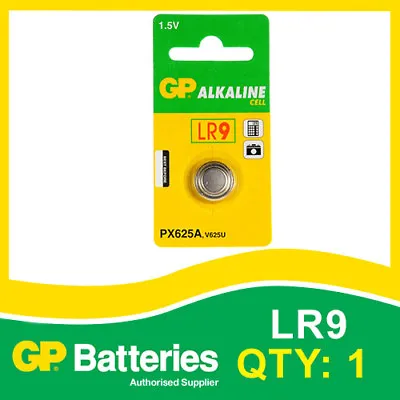 £2.25 • Buy GP Alkaline Button Battery PX625A (LR9) Card Of 1 [WATCH & CALCULATOR + OTHERS]