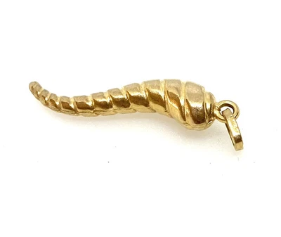 £75 • Buy Gold Horn Of Plenty Pendant 9ct Yellow Gold Horn Of Plenty Pendant Lucky Gift