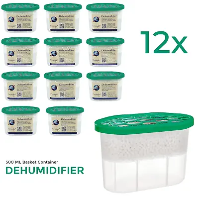 12 X Dehumidifier Interior Damp Trap Mould Moisture Mildew Remover Caravan Home • £10.25