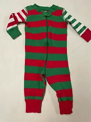 Hanna Andersson Organic Cotton Holiday   Union Suit Pajamas  60  6   9   Ms    • $13.50