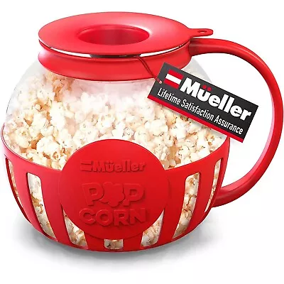 Mueller Premium Microwave Popcorn Popper 3 Quart Capacity Popcorn Maker Boros... • $12