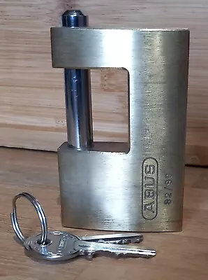 ABUS 82/90 Brass Monoblock Shutter Lock • £25