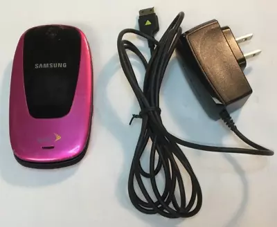 Samsung SPH-M510 - Hot Pink ( Sprint ) Very Rare Cellular Flip Phone - VERY NICE • $35