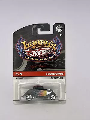  ’34 Ford Sedan Hot Wheels 🛞 Real Riders Black  Larry’s Garage Metal Body   • $1.29