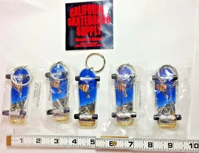 5 - Vintage 1980's Tony Hawk Fingerboard Key Chains - J. Grant Brittain Photo! • $14.99