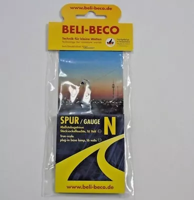 150901 Beli-Beco N Gauge 1:160th Arc Lamp Street Light 3 Volt LED New In Packet • £7.99