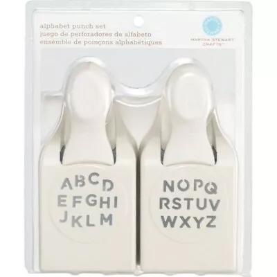 Martha Stewart Crafts: Lever Punch -  Alphabet Letters Scrapbooking Set Of 2 NEW • $19.65