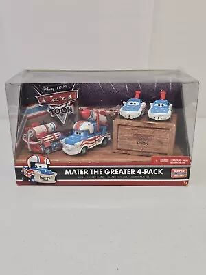 Disney Pixar Cars Toon Mater The Greater 4 Pack  ROCKET MATER ☆READ DESCRIPTION  • $65