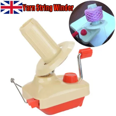£11.99 • Buy Swift Yarn Fiber String Ball Wool Winder Holder Hand Operated Winding Machine UK
