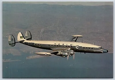 Airplane Postcard VARIG Brazil Airlines Lockheed 1049G Super Constellation CU22 • $3.99
