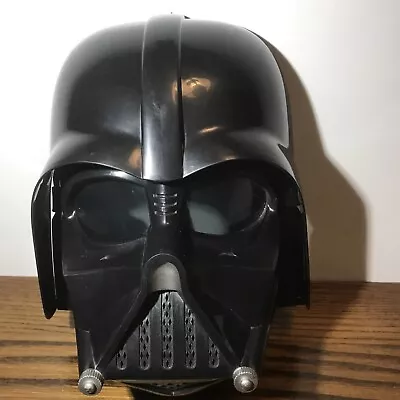 STAR WARS DARTH VADER TalkingVoice Changing Helmet Mask Works 2010 HASBRO TESTED • £21.01