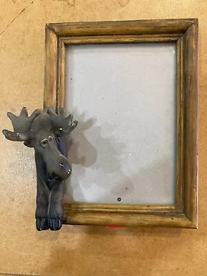 Moose Frame Cabin Lodge Bearfoots Decor Big Sky Carvers Collectible 2000 Photo • $45