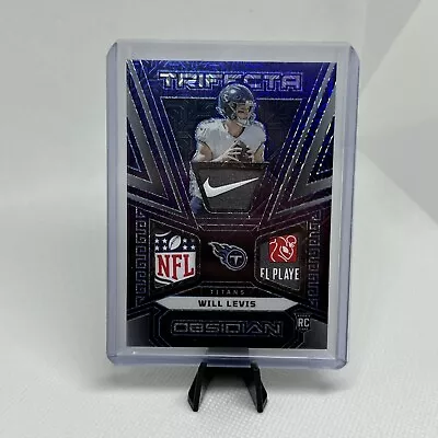 Panini Obsidian Will Levis Trifecta Purple RC /5  #TRI-WLE READ DESCRIPTION • $500