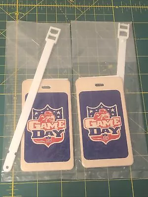 Vintage NFL Luggage Tags Unopened Game Day Made In USA • $7.95