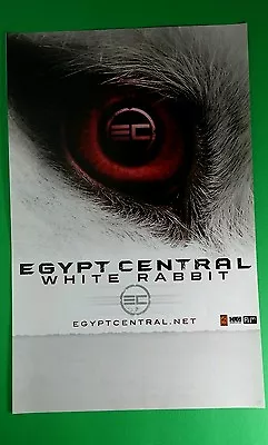 EGYPT CENTRAL WHITE RABBIT RED EYE BAND FACE FUR 11x17 MUSIC PROMO POSTER • £7.67