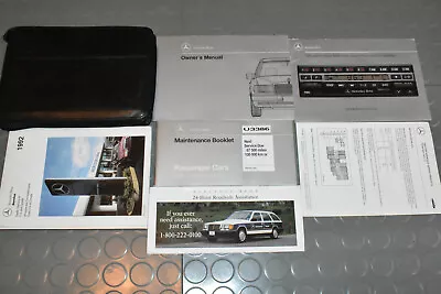 1992 Mercedes Benz 300 D 300D 2.5 Turbo Diesel Owners Manual - SET • $89.99