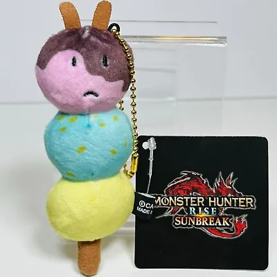 Monster Hunter Plush MH Rise Bunny Dango Mini Plush Keychain New W/ Tag! • $25.99