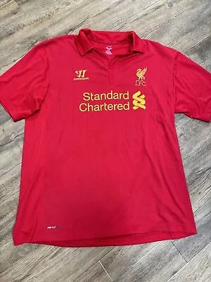 Warrior Liverpool FC 2012-2013 Mens Football Home Shirt Top Size 2XL Red • £14.99