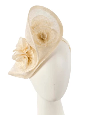$110.56 • Buy Cream Sinamay Fascinator Max Alexander Races Melbourne Cup 100% Aussie Seller