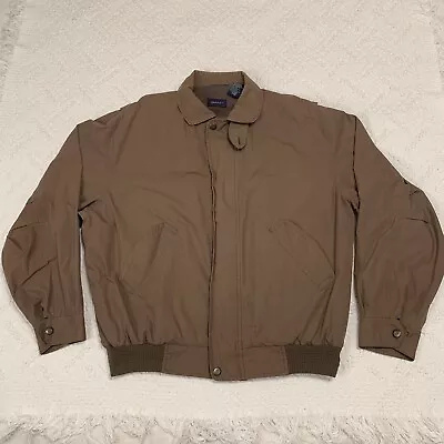 $62.95 • Buy GANT  The Aviator  Harrington Zip Front Bomber Jacket Men's Small Army Green