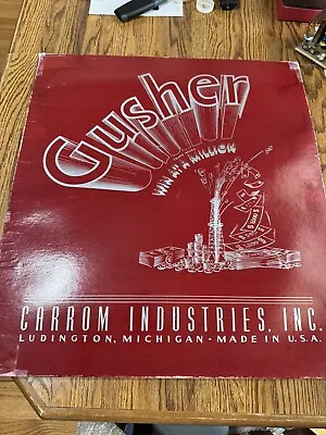 Vintage RARE 1940’s GUSHER Oil Drilling Board Game With Original Box • $175