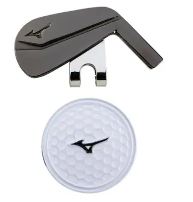 Mizuno Japan Golf Ball Cap Clip Marker Iron 5LJD192100 Black • $22.67