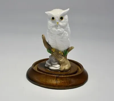 Maruri Masterpiece Bone China White Owl On Tree Branch  • $24.99