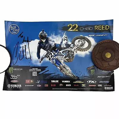 2016 Chad Rees Signed Yamaha #22 FMX Supercross Motocross Poster 17x11 • $9.99