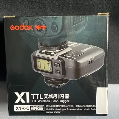 GODOX X1R-C 32 CHANNELS TTL 1/8000s WIRELESS REMOTE FLASH FOR CANON EOS • £40