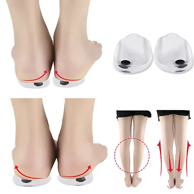 Magnetic Insert Pads Corrective Foot Insoles Heel Magnet Massage PU Gel  • $2.70