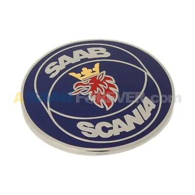 SAAB 9-5 HOOD EMBLEM SAAB Scania 99-00 NEW GENUINE OEM REPRODUCTION 4911541 • $39.99