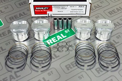 Manley Platinum Series Forged Pistons B18C5 81mm STD 1.2 Cc 10.5:1 87.2mm Stroke • $634.28