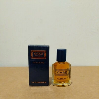 $19.99 • Buy  REVLON CHAZ FOR MEN COLOGNE SPLASH .25 Oz. ~ RARE  MINI BOTTLE For Men ~NIB