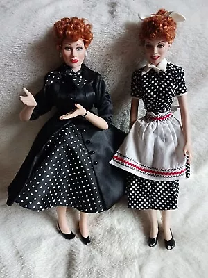 I Love Lucy Lucille Ball Limited Edition Porcelain Doll 50th + Franklin Mint Lot • $37.99