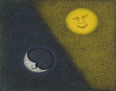 Rufino Tamayo Moon And Sun Canvas Print 16 X 20 • $39.99