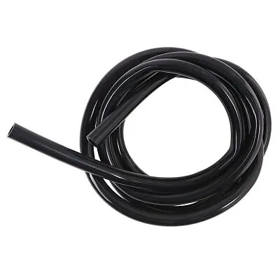 10 Feet ID: 1/4  / 6mm Silicone Vacuum Hose Tube High Performance Black • $11.99