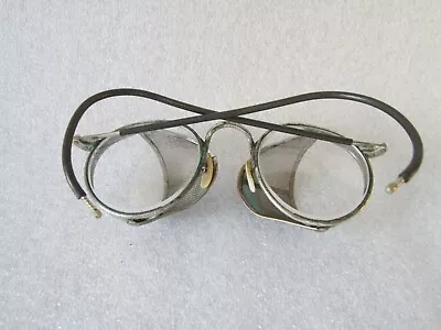 Original Antique Bausch & Lomb Ful-vue Safety Glasses W/ Metal Mesh Steampunk • $79