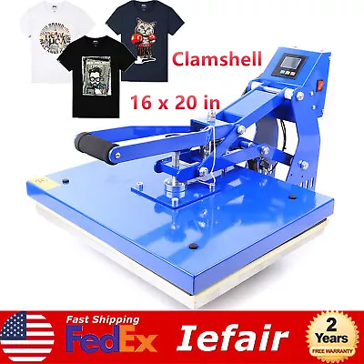 16x20  Heat Press Machine Auto Open Precise T-shirt Sublimation Transfer Printer • $365.75