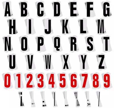 400 Pcs 8 Inch Marquee Sign Letters Flexible Plastic Letters For Outdoor Signs B • $89.99