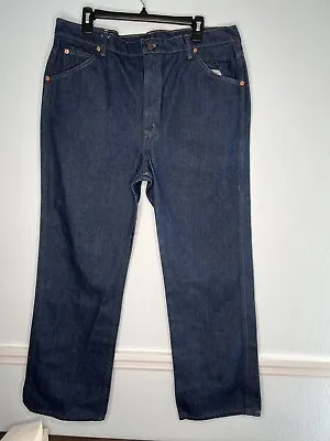 Sears Roebuck Mens Jeans 38x31 Vintage Made In USA Dark Wash Blue • $27.77
