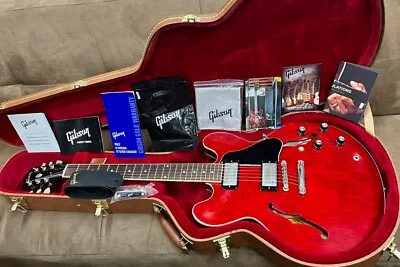 In Store Gibson ES-335 Jun 2021 Sixties Cherry Dot USA Mint • $5599