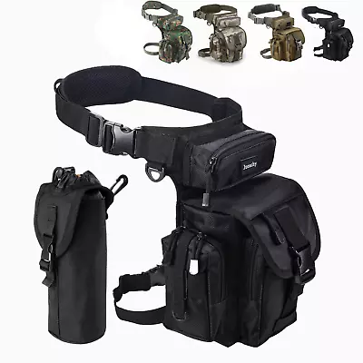 Tactical Molle Drop Leg Bag Military Thigh Hip Pack Hunting Bag Waist Bag Pouch • $29.98